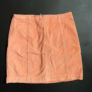 Free People Modern Femme Cord Mini Skirt